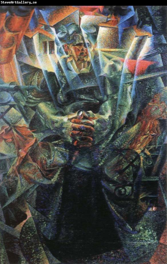 Umberto Boccioni materia